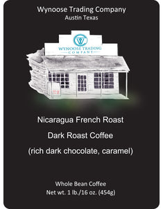 Nicaragua French Roast Whole Bean